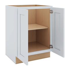 J&K White Shaker S8 Vanity Base FHD  24" W x 33" H x 21" D