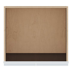 J&K White Shaker S8 Vanity Base FHD  24" W x 33" H x 21" D