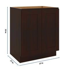J&K Java Coffee S1 Vanity Base FHD  27" W x 33" H x 21" D