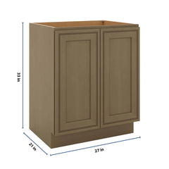 J&K Hazel H8 Vanity Base FHD  27" W x 33" H x 21" D