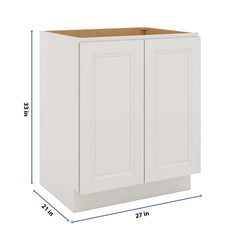 J&K Pure B5 Vanity Base FHD  27" W x 33" H x 21" D