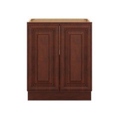 J&K Mahogany J5 Vanity Base FHD  27" W x 33" H x 21" D
