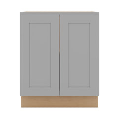 J&K Castle Grey S5 Vanity Base FHD  27" W x 33" H x 21" D