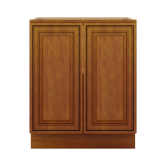 J&K Mocha Glazed K10 Vanity Base FHD  27" W x 33" H x 21" D