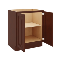 J&K Mahogany J5 Vanity Base FHD  27" W x 33" H x 21" D