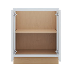 J&K White Shaker S8 Vanity Base FHD  27" W x 33" H x 21" D
