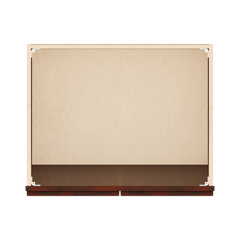 J&K Mahogany J5 Vanity Base FHD  27" W x 33" H x 21" D