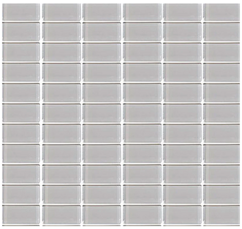 Interceramic Mosaic Sheet Glassique Nickel Glossy