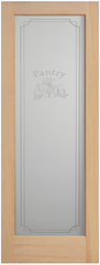 24 in x 80 in Hemlock Interior Door for Pantry
