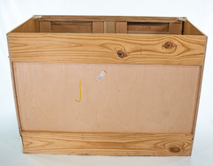Kitchen Sink Base Cabinet | Unfinished Poplar | Shaker Style | 48 in