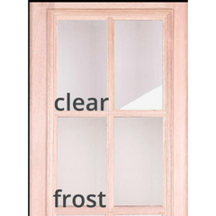 6/0x6/8 Exterior Prehung Wood Double Door | 4 Lite