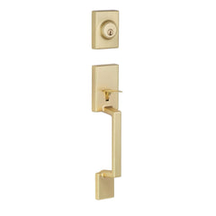 Stockholm Handleset - Satin Nickel