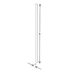 Fabuwood Ovela Catalina Ida 2 3" W X 96" H Tall Filler