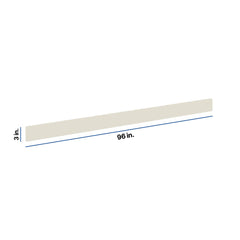 Modernform Cabinet Slim Dove White 3" W X 96" H Bottom Molding