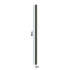 Modernform Cabinet Slim Sage Green 3" W X 96" H Tall Filler