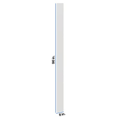 Modernform Cabinet White Shaker 6" W X 96" H Tall Filler