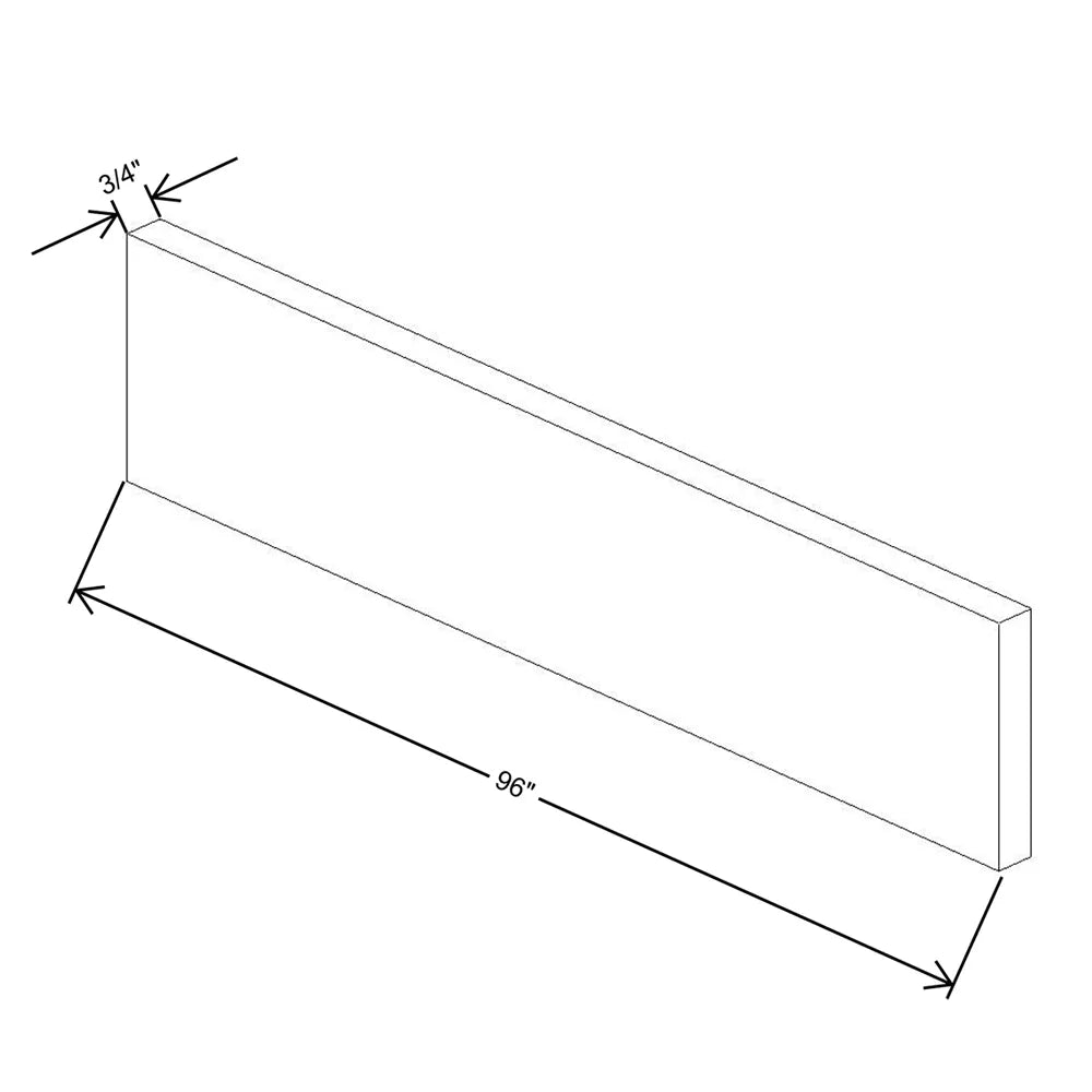 Fabuwood Allure Galaxy Dove 96" W X 4 1/2" H X 3/4" D Toe Kick