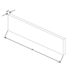 Fabuwood Allure Fusion Timber 96" W X 4 1/2" H X 3/4" D Toe Kick