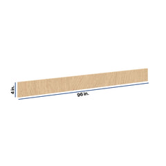 Modernform Cabinet Natural Oak 96" W X 4" H X 1/4" D Toekick