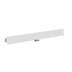 Modernform Cabinet White Shaker 96" W X 4" H X 1/4" D Toekick