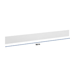 CNC Luxor 5-Piece White 96" W X 4 1/2" H Toe Kick