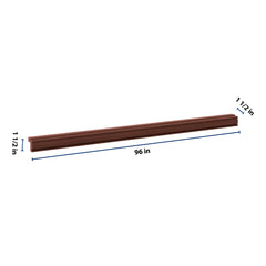 J&K Mahogany J5 96" W Traditional Light Rail Molding