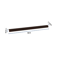 J&K Java Coffee S1 96" W Traditional Light Rail Molding