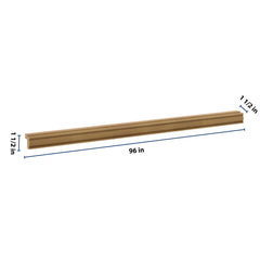 J&K Butterscotch B8 96" W Traditional Light Rail Molding