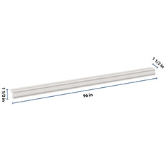 J&K Pure B5 96" W Traditional Light Rail Molding