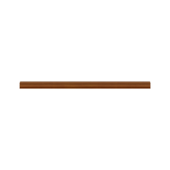 J&K Mocha Glazed K10 96" W Traditional Light Rail Molding