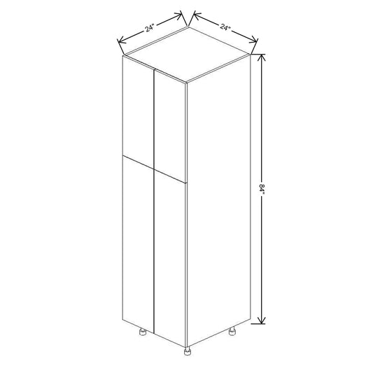 Fabuwood Illume Tuscany Muratti 1 84"H Double Door Pantry