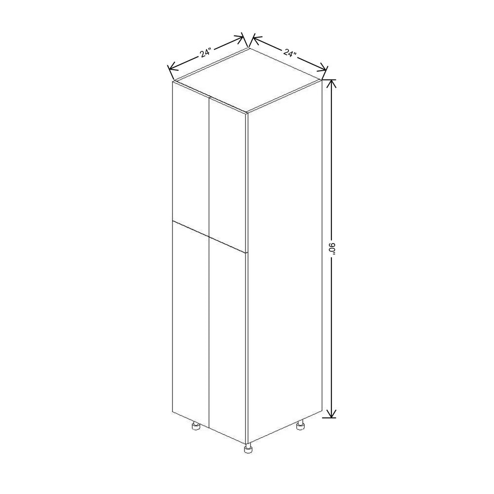 Fabuwood Illume Tuscany Olmo 3  90"H Double Door Pantry