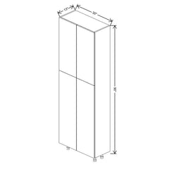 Fabuwood Ovela Catalina Ida 1 30" W X 90" H X 13" D Double Door Pantry Cabinet