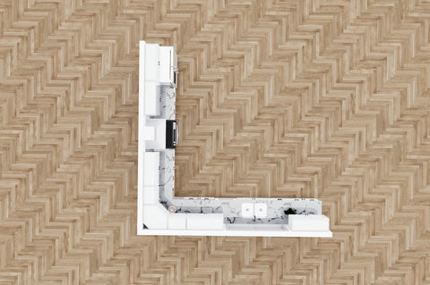 15 X 15 Modernform White Shaker Kitchen