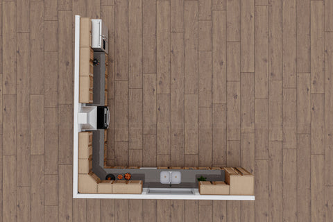 18 X 18 Unfinished Kitchen