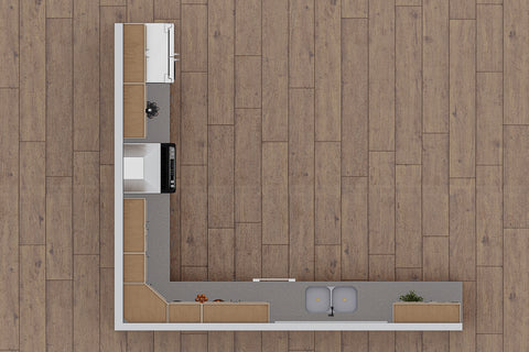 15 X 15 Unfinished Kitchen