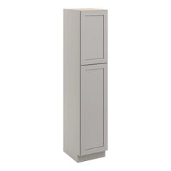 CNC Luxor 5-Piece Misty Grey 18" W X 21" D X 84" H Single Door Utility Cabinet