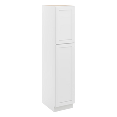 CNC Luxor 5-Piece White 18" W X 24" D X 84" H Single Door Utility Cabinet