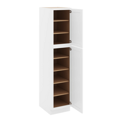 CNC Luxor 5-Piece White 18" W X 24" D X 84" H Single Door Utility Cabinet