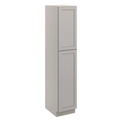 CNC Luxor 5-Piece Misty Grey 18" W X 24" D X 90" H Single Door Utility Cabinet