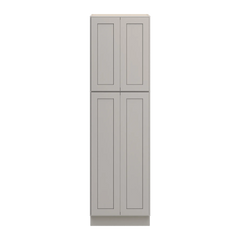 CNC Luxor 5-Piece Misty Grey 24" W X 24" D X 84" H Double Door Utility Cabinet