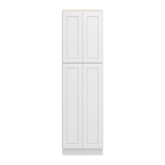 CNC Luxor 5-Piece White 24" W X 24" D X 84" H Double Door Utility Cabinet