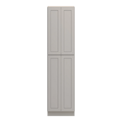 CNC Luxor Misty Grey 24" W X 24" D X 96" H Double Door Utility Cabinet