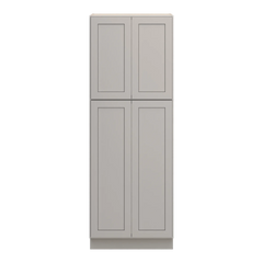 CNC Luxor 5-Piece Misty Grey 30" W X 24" D X 84" H Double Door Utility Cabinet