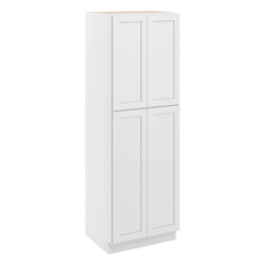 CNC Luxor 5-Piece White 30" W X 24" D X 90" H Double Door Utility Cabinet