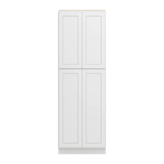 CNC Luxor 5-Piece White 30" W X 24" D X 90" H Double Door Utility Cabinet
