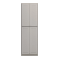 CNC Luxor Misty Grey 30" W X 24" D X 96" H Double Door Utility Cabinet