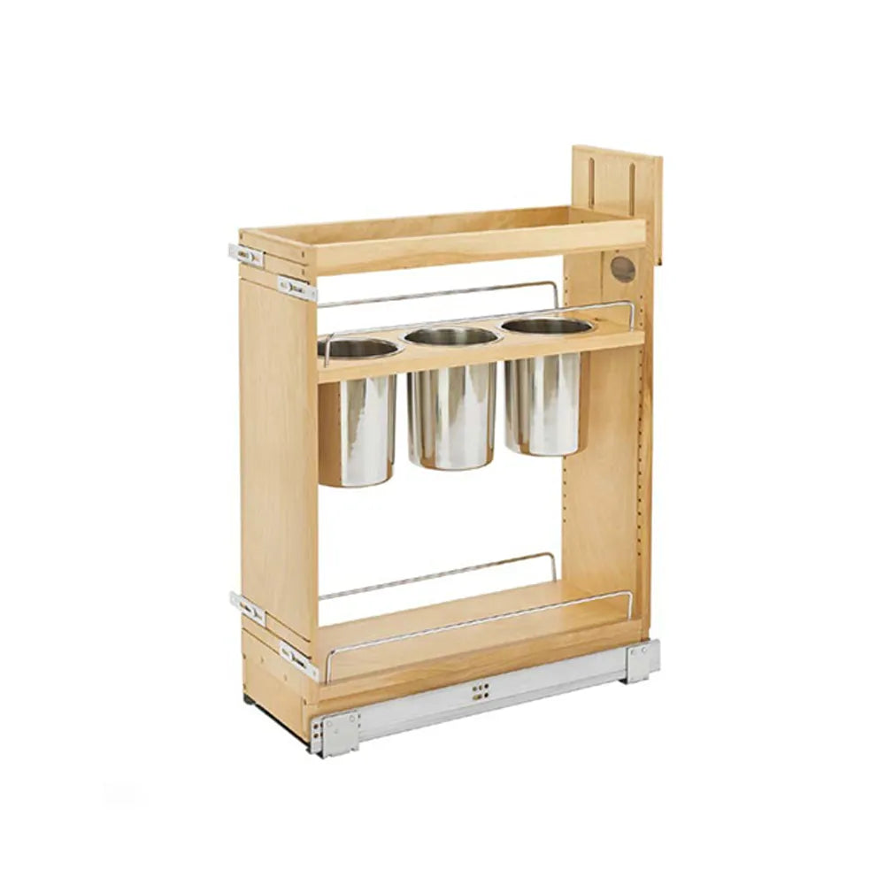 Fabuwood Allure Fusion Timber 12" W Base Utensil Pull Out w/Blum Slides