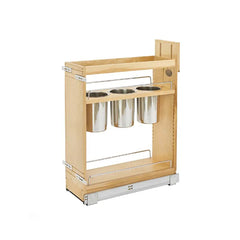 Fabuwood Allure Luna Desert Oak 12" W Base Utensil Pull Out w/Blum Slides