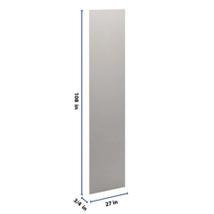 CNC Luxor Misty Grey 3/4" W X 108" H X 24" D Refrigerator End Panel